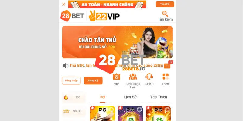 28BET Csfs - Link 28BET.com Nhà Cái Hàng Đầu Đại Việt 2026 3 28BET thiết kế giao diện hiện đại, dễ dàng sử dụng